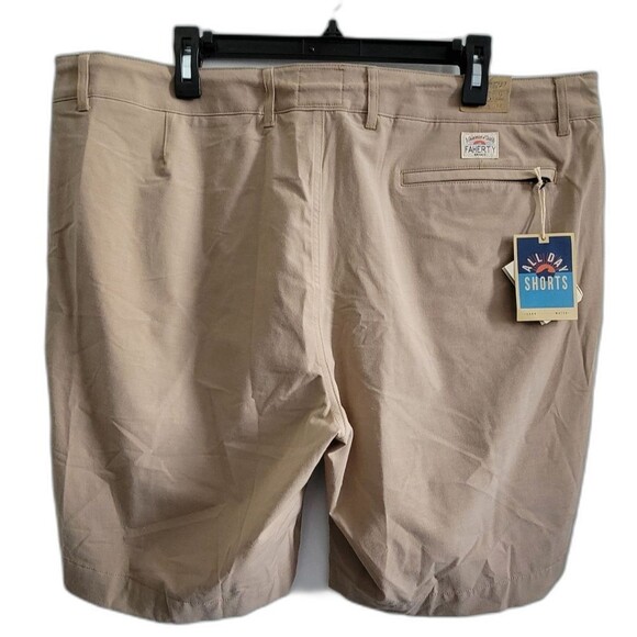 Faherty Men's all day shorts Belt Loop khaki size 40 NWT - Picture 4 of 16